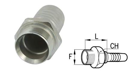 ХИДРАВЛИЧНА ВРЪЗКА BSP МЪЖКИ DN19-M30X1,5