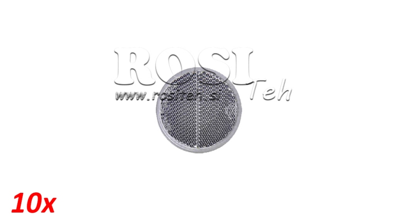 RUNDA REFLEKTORER Φ 60 VIT (10ST)