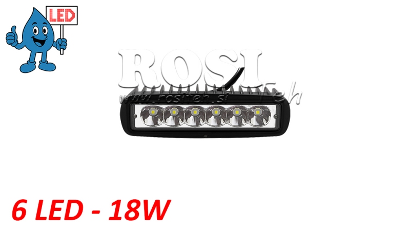 LED TÖÖVALGUS - VALGUS 6 LED 18W 12V-24V