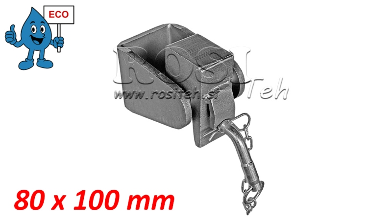 BRACKET PENTRU REMORCA CAISSON 80X100MM ECO