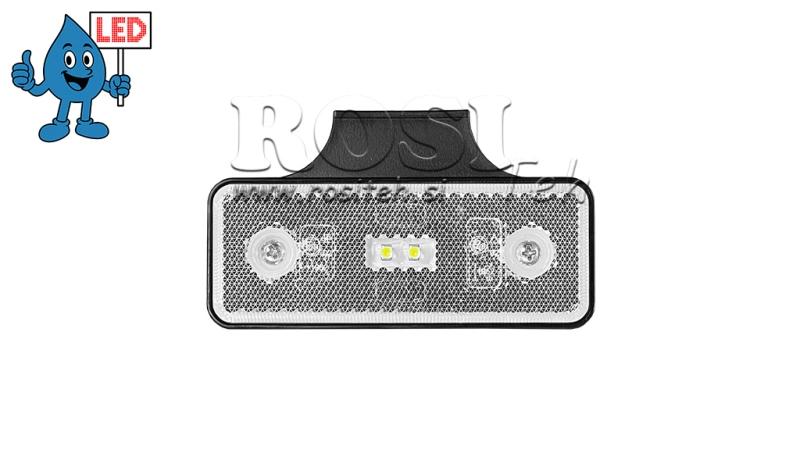 ŚWIATŁO OBRYSOWE LED BIAŁA 12V