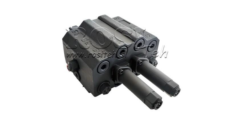HYDRAULICKÝ OVLÁDACÍ VENTIL 2xP90 L/min SENZOR ZÁTĚŽE