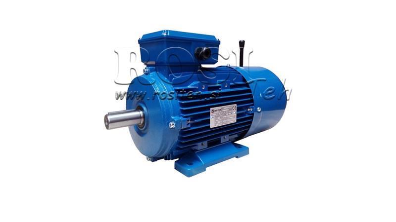 3kW-ΗΛΕΚΤΡΙΚΟΣ ΚΙΝΗΤΗΡΑΣ ΜΕ ΦΡΕΝΟ MSH100L2-4_1420rpm 3ΦΑΣΙΚΟΣ ΠΟΔΙ-B3