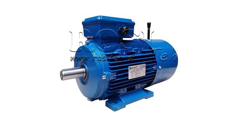 5.5kW-ΗΛΕΚΤΡΙΚΟΣ ΚΙΝΗΤΗΡΑΣ ΜΕ ΦΡΕΝΟ MSH132S-4_1450rpm 3Φάση πόδια-B3