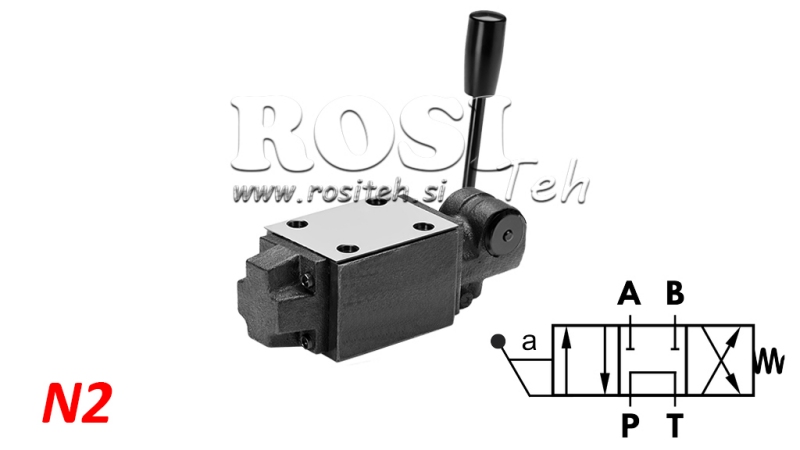 ХИДРАВЛИЧЕН РЪЧЕН КЛАПАН CETOP N2