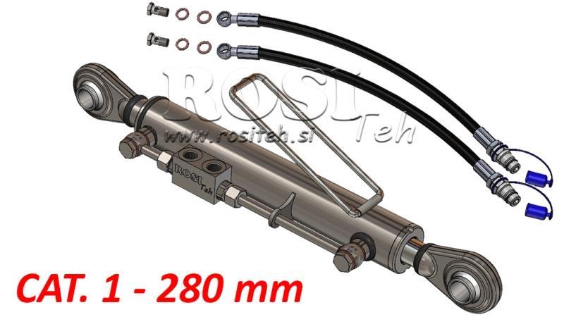 HYDRAULICKÝ TRETÍ BOD STANDARD - CAT. 1 - 50/30-280 (20-55 HP) (25,4/25,4 mm)