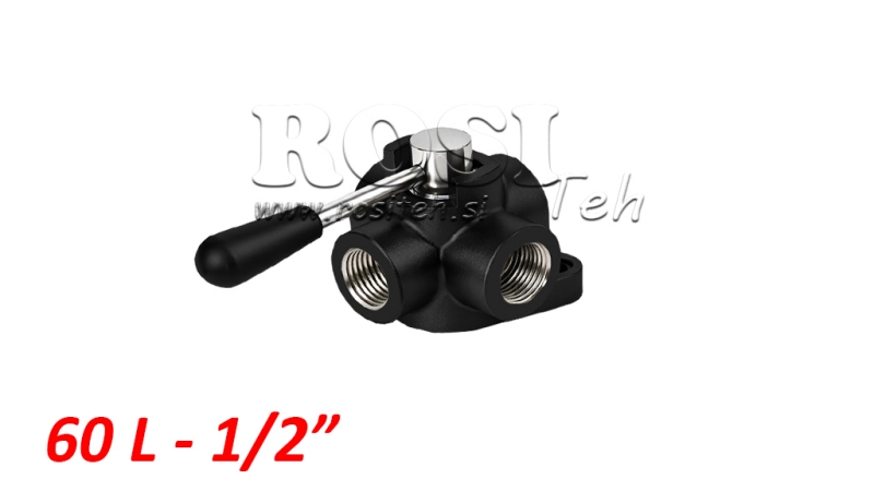 РЪЧЕН 4-НАПРАВЛЕН КЛАПАН IF 1/2 - 60ЛИТ