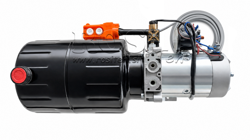 МИНИ ХИДРАВЛИЧЕН POWER-PACK 24V DC - 2.2kW = 2.1cc - 8 литра - еднофазно сглобяване (метал)