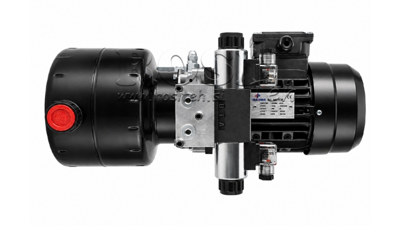 MINI HYDRAULICKÁ JEDNOTKA 380V AC (0.75 kW) - 3.7 cc - 5.2 lit/min - nádrž 4 lit
