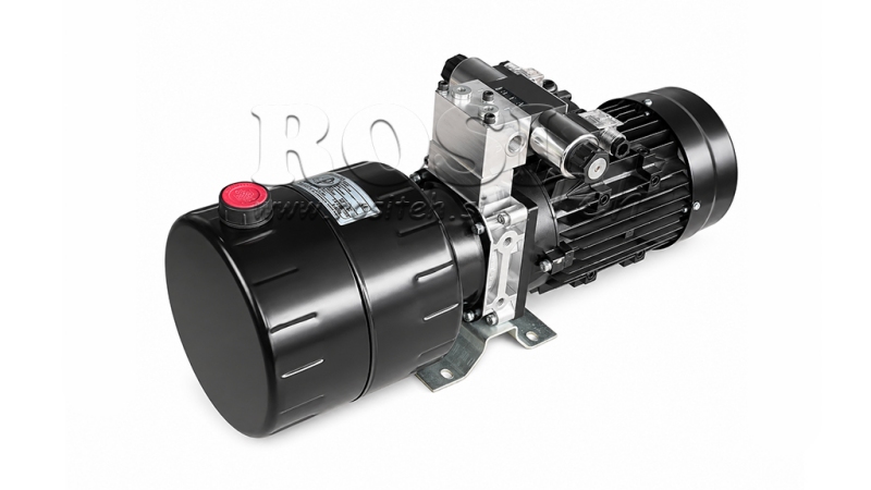 MINI HYDRAULICKÁ JEDNOTKA 380V AC (1.5 kW) - 5.8 cc - 8.2 lit/min - nádrž 6 lit