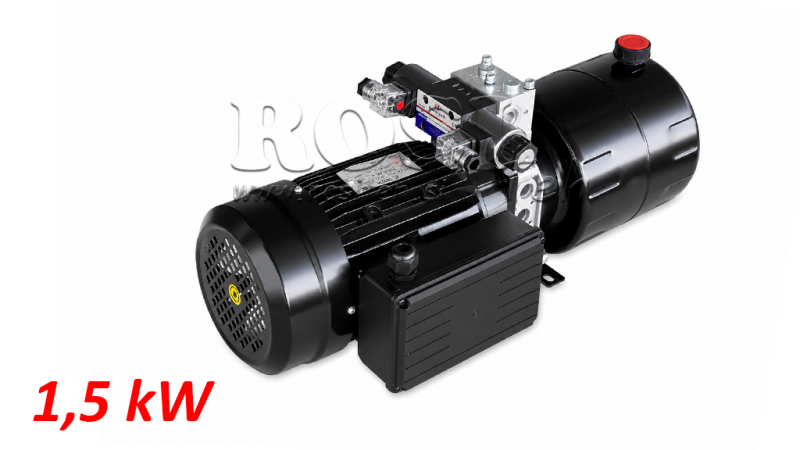 MINI AGGREGATO CILINDRICO 230V AC (1,5 kW) - 5,8 cc - 8,2 lit/min - cisterna 6 lit