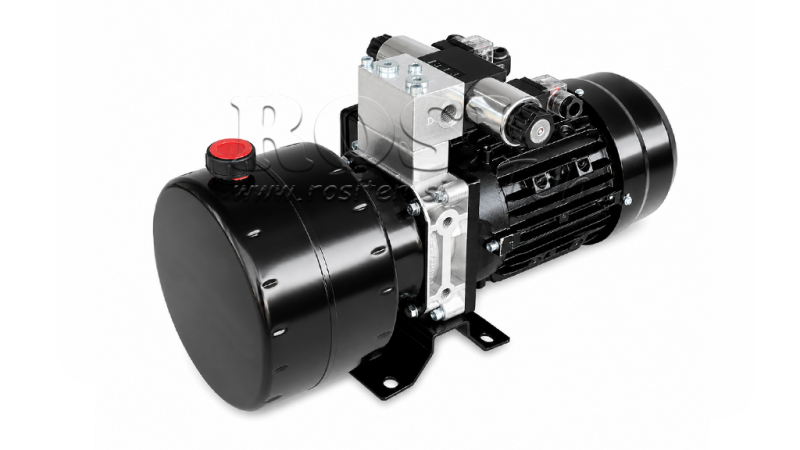 MINI HYDRAULISCH KRACHTPAKKET 230V AC (0.75 kW) - 3.7 cc - 5.2 lit/min - tank 4 lit