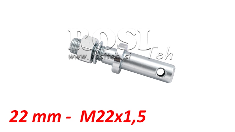 ПИН ЗА МОНТИРАНЕ FI22MM С РЕЗБА M22X1.5