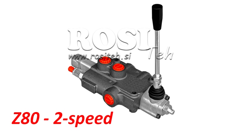 HIDRAVLIČNI VENTIL Z80 - DVOHITROSTNI