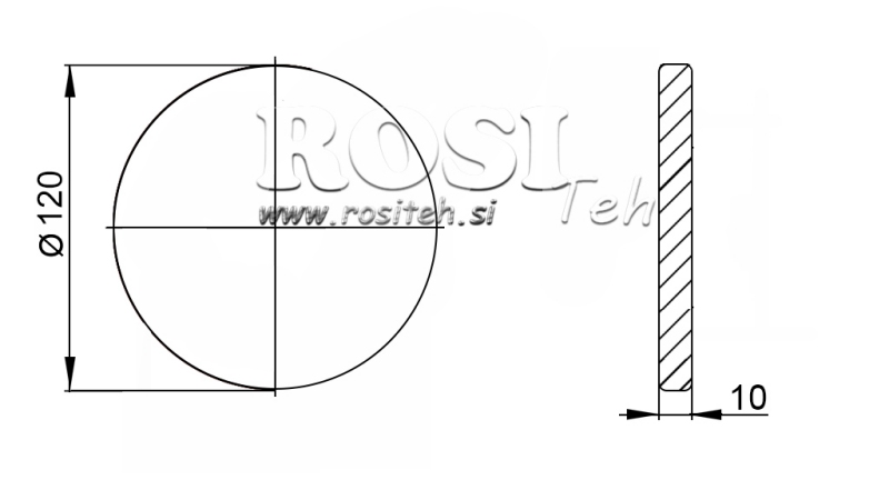 KARDANSKI NASTAVAK SA PRIRUBNICOM 1 3/4 L120