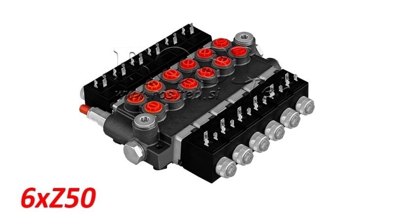 ЕЛЕКТРОХИДРАВЛИЧЕН МОНОБЛОКОВ ВЕНТИЛ 6xZ50