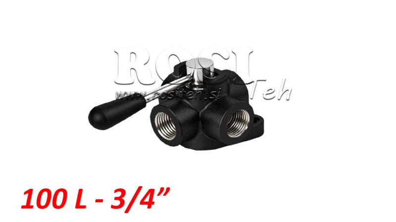 ROČNI 4 POTNI VENTIL IF 3/4 - 100lit