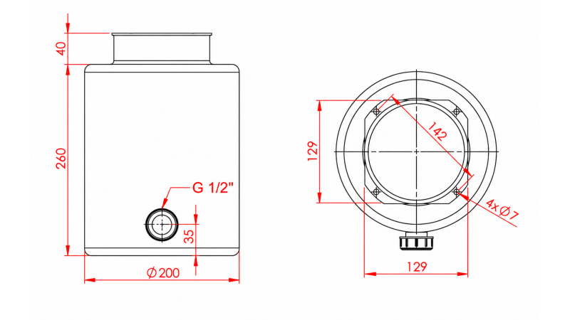 REZERVAR METALNI ROLL PP 8 LITRI HORZONTAL-VERTICAL