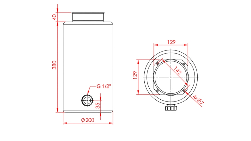 REZERVAR METALNI ROLL PP 12 LITRI HORZONTAL-VERTICAL