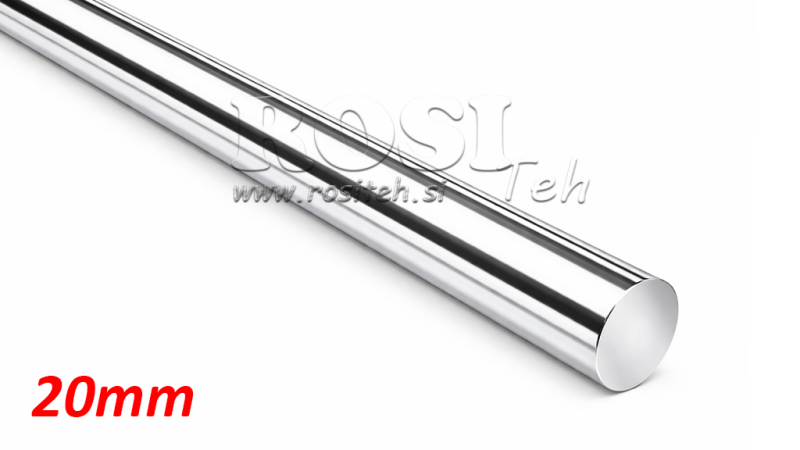 ХРОМИРАН ПРЪТ ЗА ХИДРАВЛИЧЕН ЦИЛИНДЪР C45 - 20mm (1000mm)