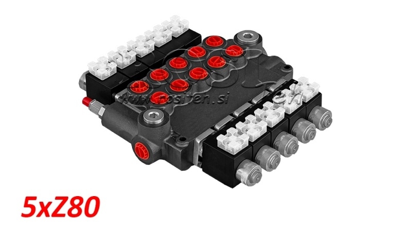 ЕЛЕКТРОХИДРАВЛИЧЕН МОНОБЛОКОВ ВЕНТИЛ 5xZ80