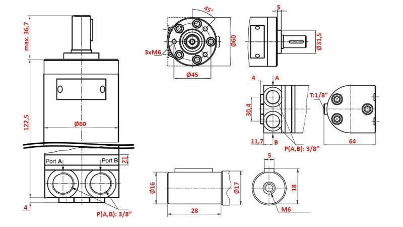 HYDROMOTOR MM 50 -lateral