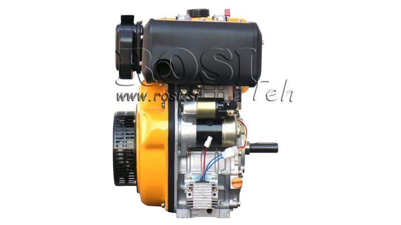 naftový motor 474cc-8.0kW-3,600 RPM-E-KW25x88-elektrický štart