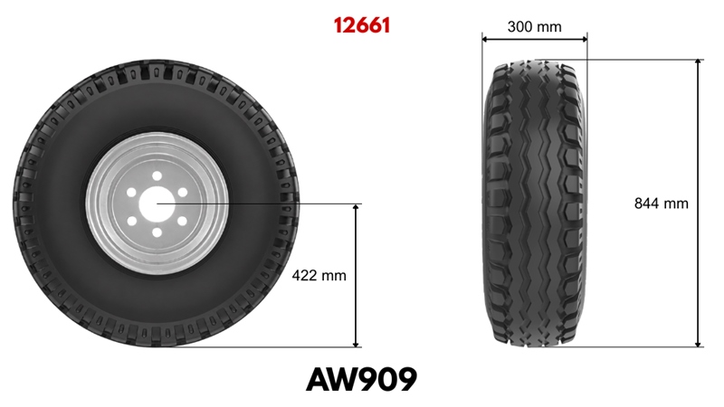 11,5/80-15,3 ГУМА AW909 (14 PR) С ДЖАНТА 9,00 x 15,3