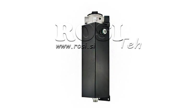 METALOWY ZBIORNIK 3 LITRY KOSTKA 100x113x350mm W KOMPLECIE Z WYPOSAŻENIEM