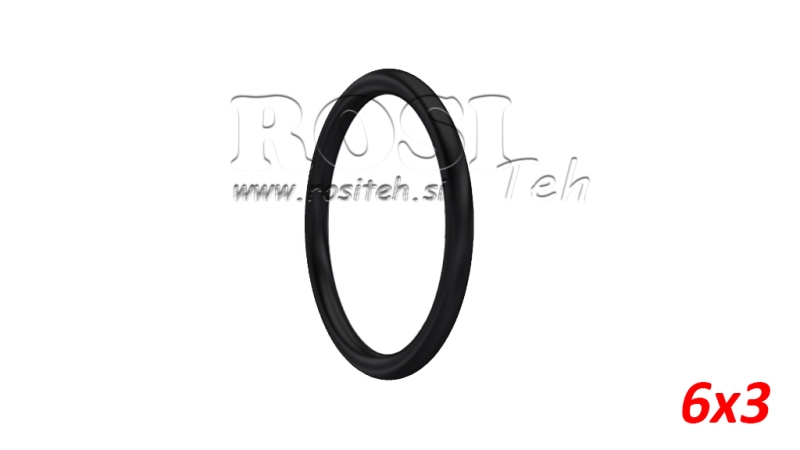 O-RING RUBBER - 6X3