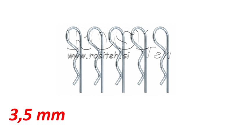 НАБОР ЗА ЗАЩИТНИ КЛИПСИ ЕДИНИЧЕН Φ 3.5 MM (5 БР.)