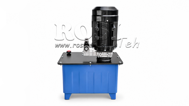 MINI HYDRAULIK POWER-PACK 380V AC (4 kW) - 8 cc - 12 lit/min - tank 40 lit
