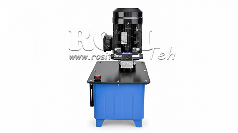 MINI HYDRAULIK POWER-PACK 380V AC (4 kW) - 8 cc - 12 lit/min - tank 40 lit