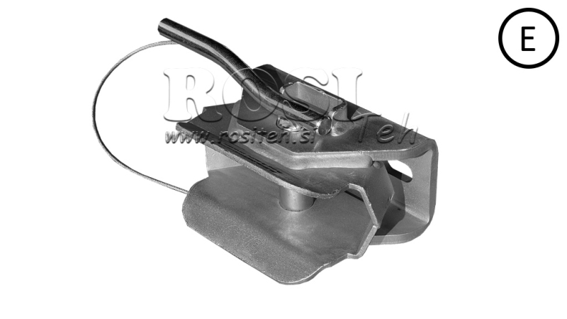 KÜLGMINE HAAK SEMI-RINGIKUJULINE KINDEL - E TÕEND