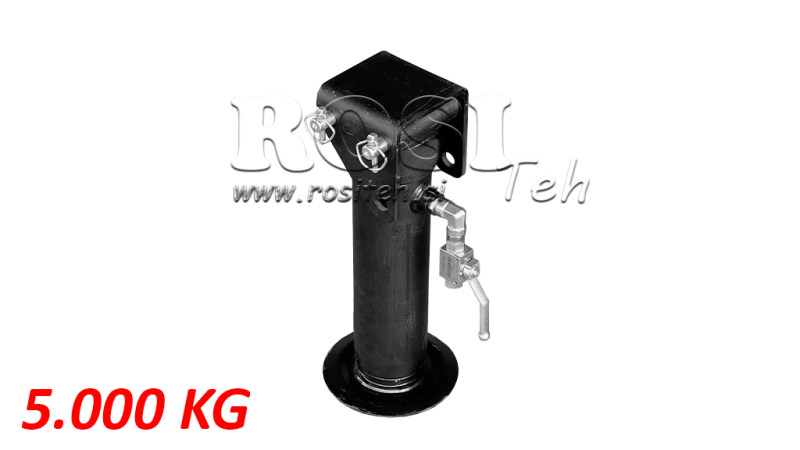 ENKELVERKANDE HYDRAULISK STÖD BEN 300MM - 5.000KG