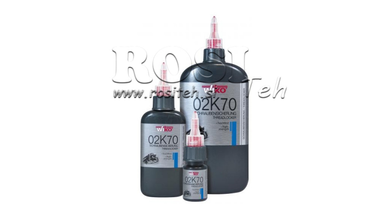 WIKO ZAMEK DO ŚRUB 02K70 50ML (WYSOKA WYTRZYMAŁOŚĆ)