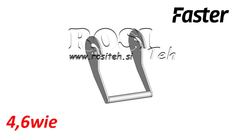 PÁKA PRE MULTI-FASTER 4,6CESTNÝ PEVNÁ ČASŤ