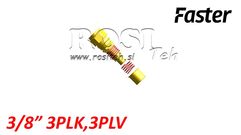 ΘΗΛΥΚΟΣ ΤΑΧΥΣΥΝΔΕΤΗΣ ΓΙΑ MULTI-FASTER 3/8 3PLK 3PLV ΣΤΑΘΕΡΟ ΜΕΡΟΣ