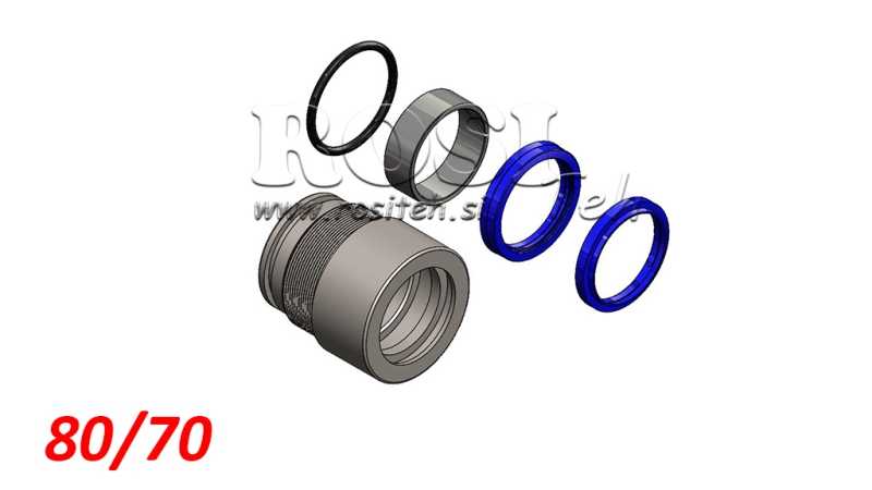 КОМПЛЕКТ УПЛЪТНЕНИЯ ЗА ХИДРАВЛИЧЕН ЦИЛИНДЪР MONO 80/70