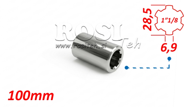 KARDANSKI NASTAVEK PUŠA 1-1/8 (100 mm)