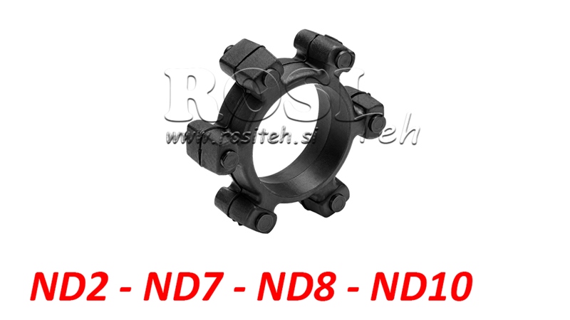 ЗВЕЗДООБРАЗЕН СЪЕДИНИТЕЛ ЗА ГУМЕН ВЛОЖКА ND2-ND7-ND8-ND10 (45mm)