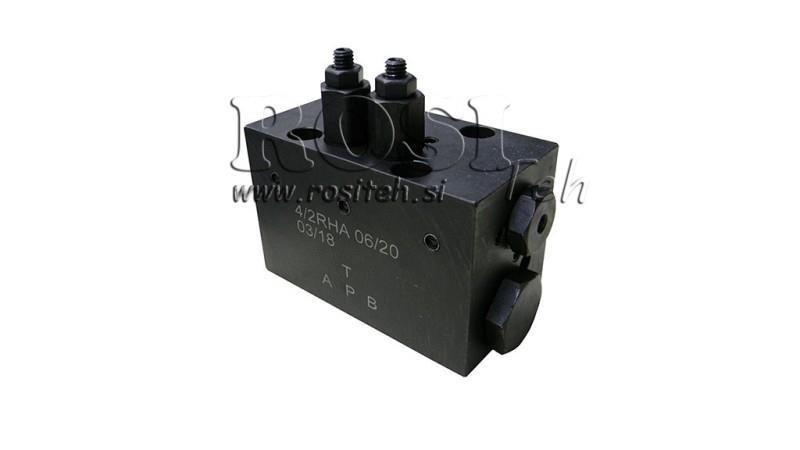 ΥΔΡΑΥΛΙΚΗ ΒΑΛΒΙΔΑ ΡΟΤΑΡΙΑΚΗ ΜΗΧΑΝΙΚΗ ΓΙΑ ΒΟΥΡΤΣΑ HLEVSKE CETOP3 4/2 RHA