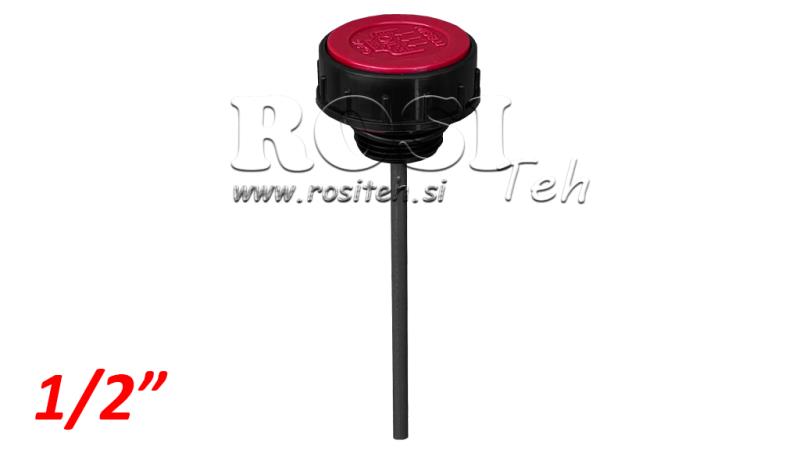 ZATKA NAPEŁNIAJĄCA 1/2 Z RURKĄ POZIOMU I WENTYLEM
