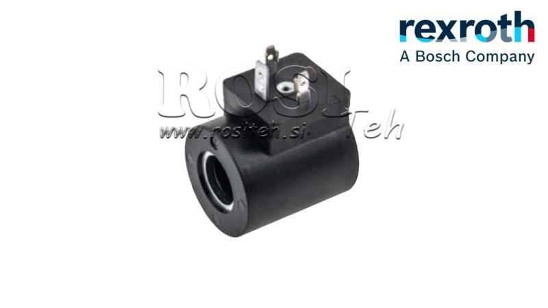 ELEKTROMAGNETICKÁ CIEVKA 24V DC - fi 15.75mm-41mm IP65