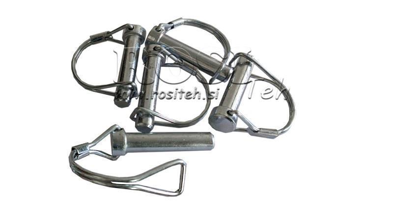 SADA BEZPEČNOSTNÝCH KLIPOV POLKRUHOVÝCH fi 8/70 mm (5ks)