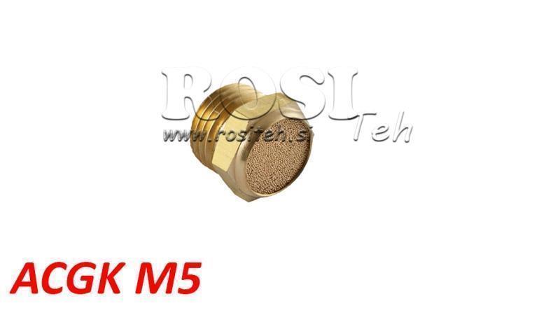 PNEUMATILINE SUMBOL BRASS ACGK M5 LOW