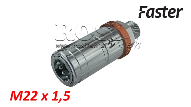 БЪРЗА СВЪЗКА ЗА ТРАКТОР ЖЕНСКА 3CFPV НАТИСК - ВЛИЗАНЕ M22X1.5