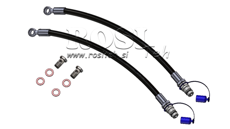 ZESTAW PRZEWODÓW HYDRAULICZNYCH DO ŁĄCZNIKA