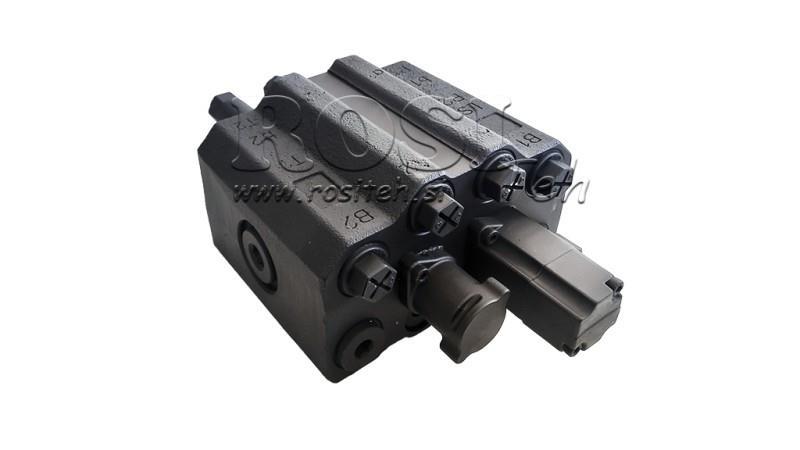 HYDRAULICKÝ OVLÁDACÍ VENTIL 2xP90 L/min SENZOR ZÁTĚŽE