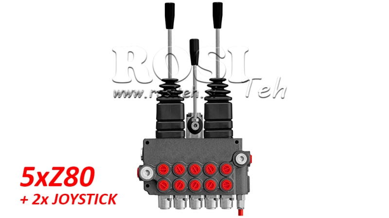 HID. VENTIL 5xZ80 + 2x JOYSTICK